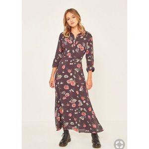 Anthropologie Kimchi Blue Floral Maxi Large